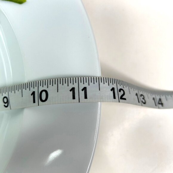 Crate & Barrel Herb Motif Porcelain Dinner Plates Set Of 2 - Picture 9 of 9